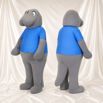 Lamantin Costume de mascotte intégral pour adultes Aquariums