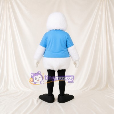 Aigle à Plumes Blanches Costume de mascotte intégral pour adultes Événements sportifs