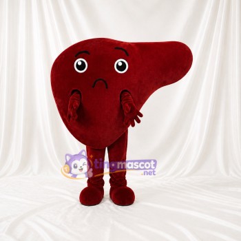 Foie humain Costume de mascotte intégral pour adultes Événements santé