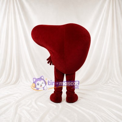 Human Liver Mascot Costume Full Body for Adults Health Events