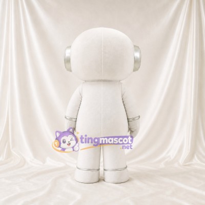 Robot Blanc Costume de mascotte intégral pour adultes Événements technologiques