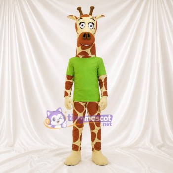 Giraffe Mascot Costume Full Body for Adults Zoos