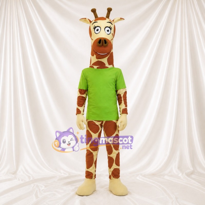 Giraffe Mascot Costume Full Body for Adults Zoos
