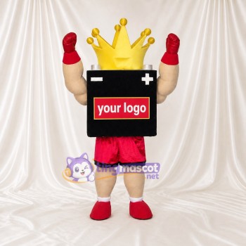 Roi Costume de mascotte intégral pour adultes Événements sportifs