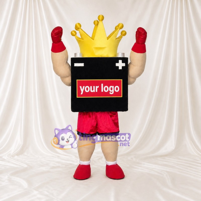 King Mascot Costume Full Body for Adults Sports Events