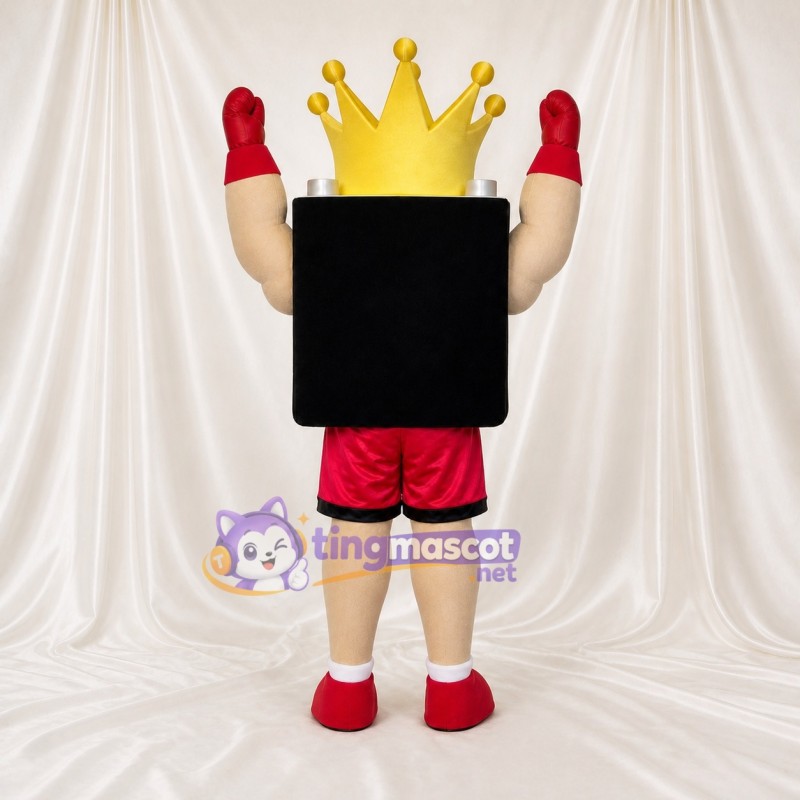 King Mascot Costume Full Body for Adults Sports Events