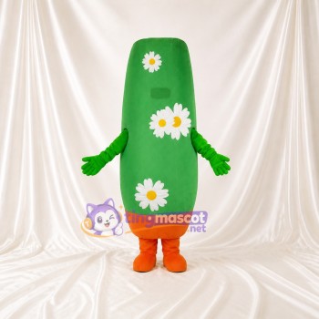 Concombre Fleur Costume de mascotte intégral pour adultes Événements