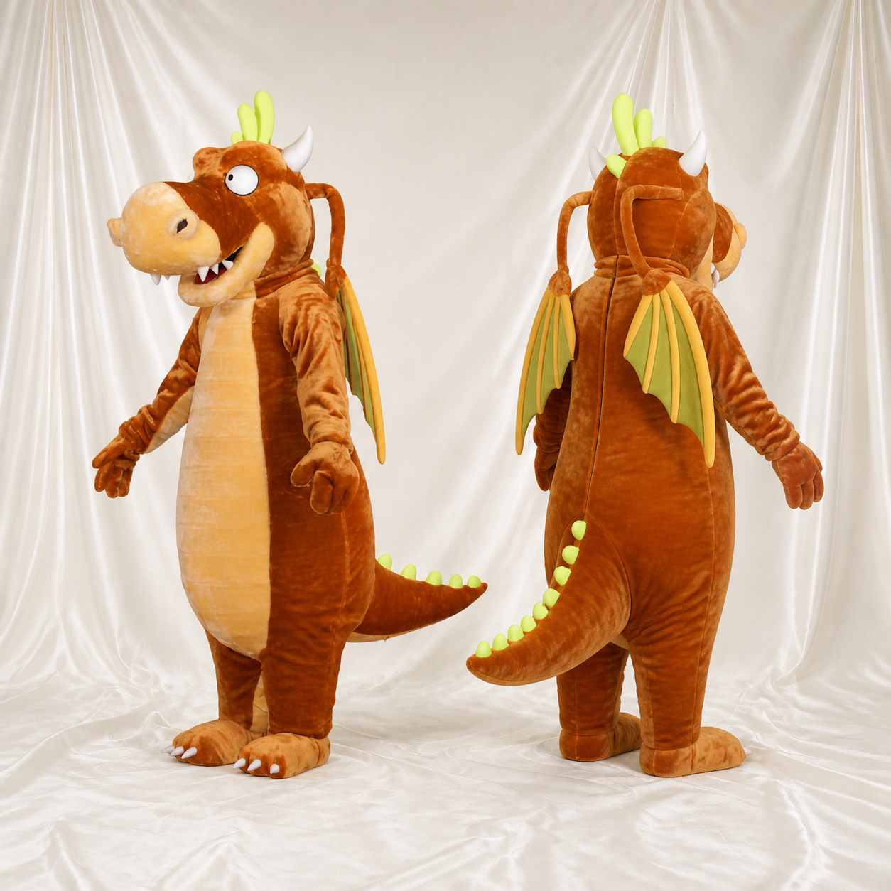 Drache Maskottchenkostüm Ganzkörper für Erwachsene Schulveranstaltungen Drache Maskottchenkostüm Ganzkörper für Erwachsene Schulveranstaltungen
