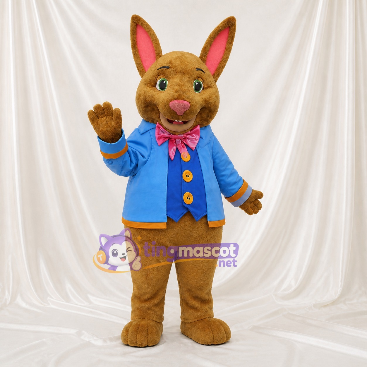 Brauner Hase Maskottchenkostüm Ganzkörper für Erwachsene Schulveranstaltungen Brauner Hase Maskottchenkostüm Ganzkörper für Erwachsene Schulveranstaltungen