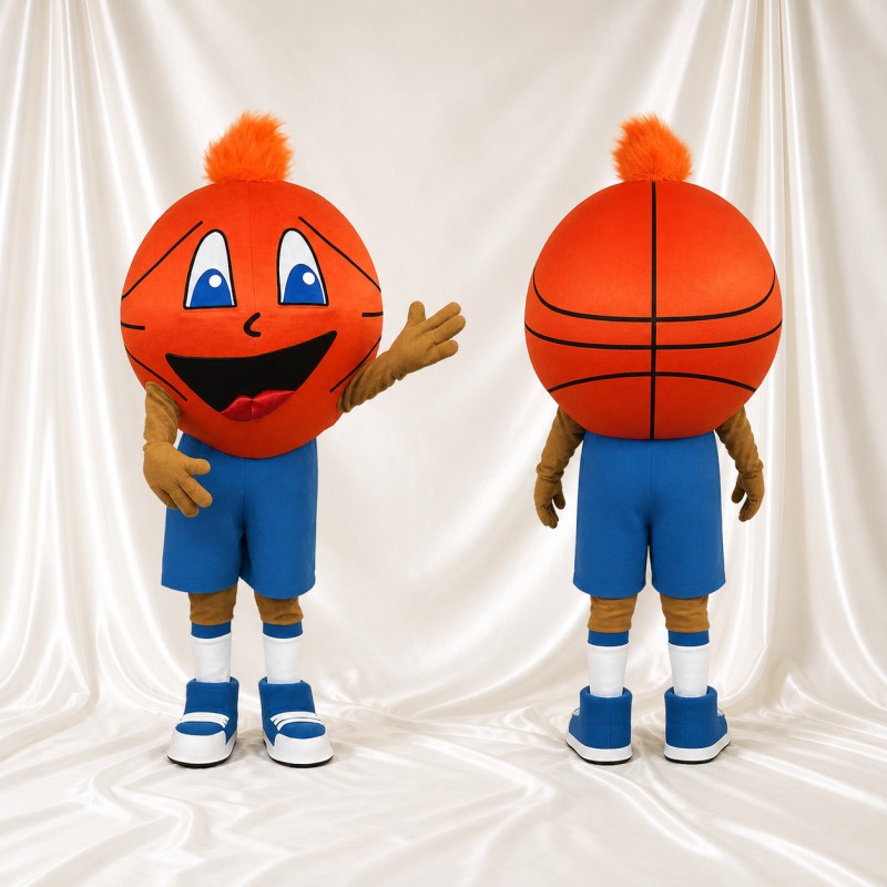 Basketball Mascot Costume Full Body for Adults School Events