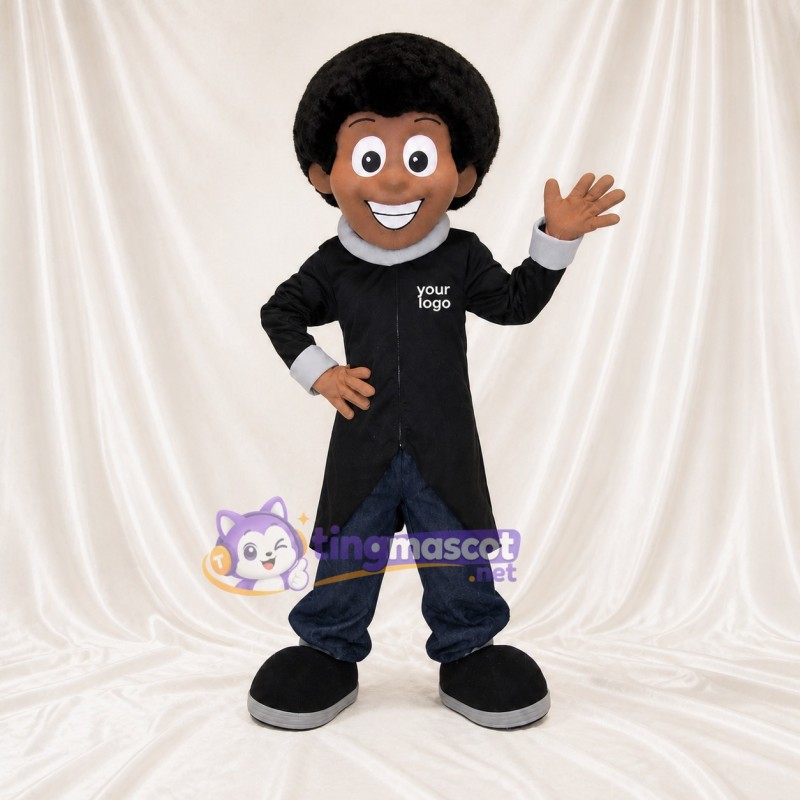 Smiling Man Mascot Costume Full Body for Adults Food Events