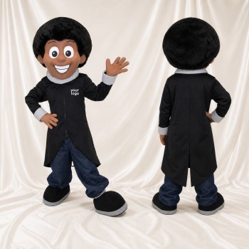 Homme Souriant Costume de mascotte intégral pour adultes Événements gastronomiques