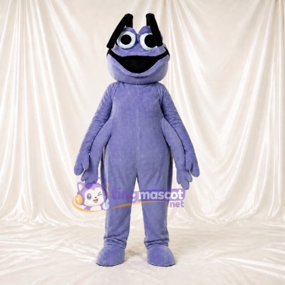 Purple Insect Mascot Costume Full Body for Adults School Events