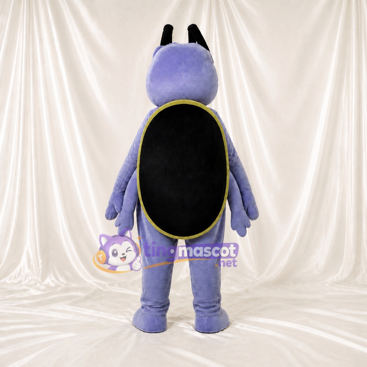 Purple Insect Mascot Costume Full Body for Adults School Events Purple Insect Mascot Costume Full Body for Adults School Events