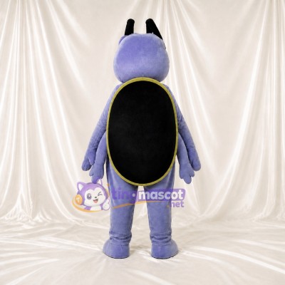 Purple Insect Mascot Costume Full Body for Adults School Events