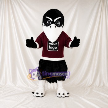 Black Eagle Mascot Costume Full Body for Adults Sports Events