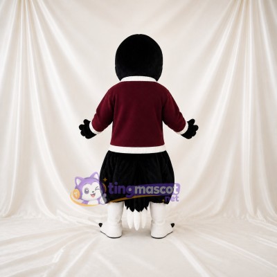 Black Eagle Mascot Costume Full Body for Adults Sports Events