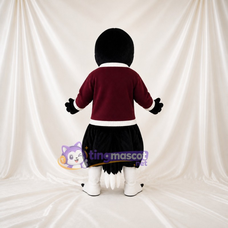 Black Eagle Mascot Costume Full Body for Adults Sports Events