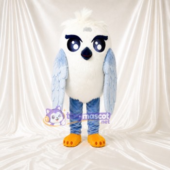 Chouette Blanche Costume de mascotte intégral pour adultes Événements scolaires