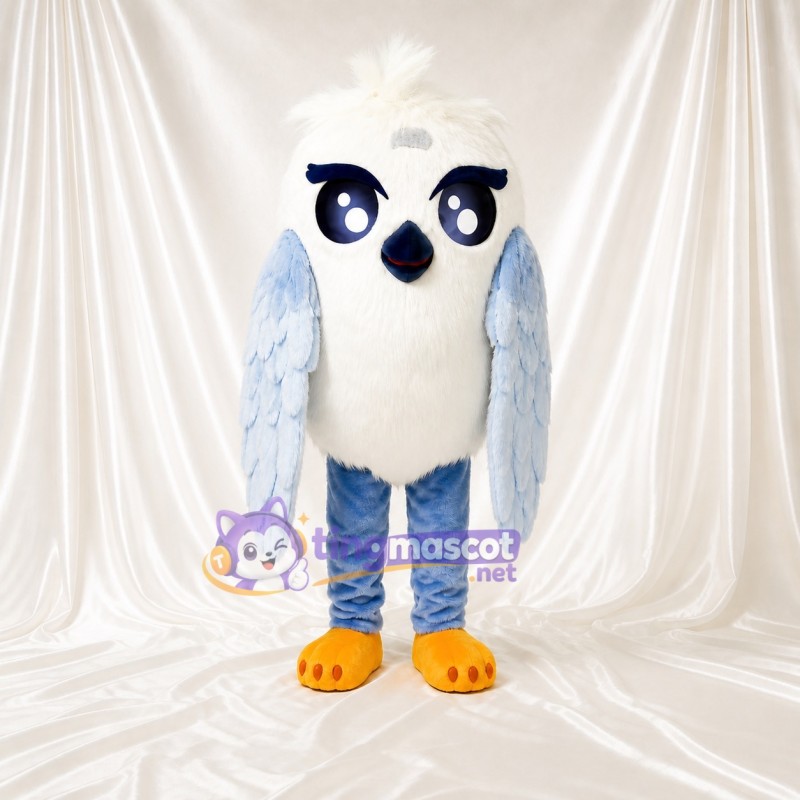 Chouette Blanche Costume de mascotte intégral pour adultes Événements scolaires