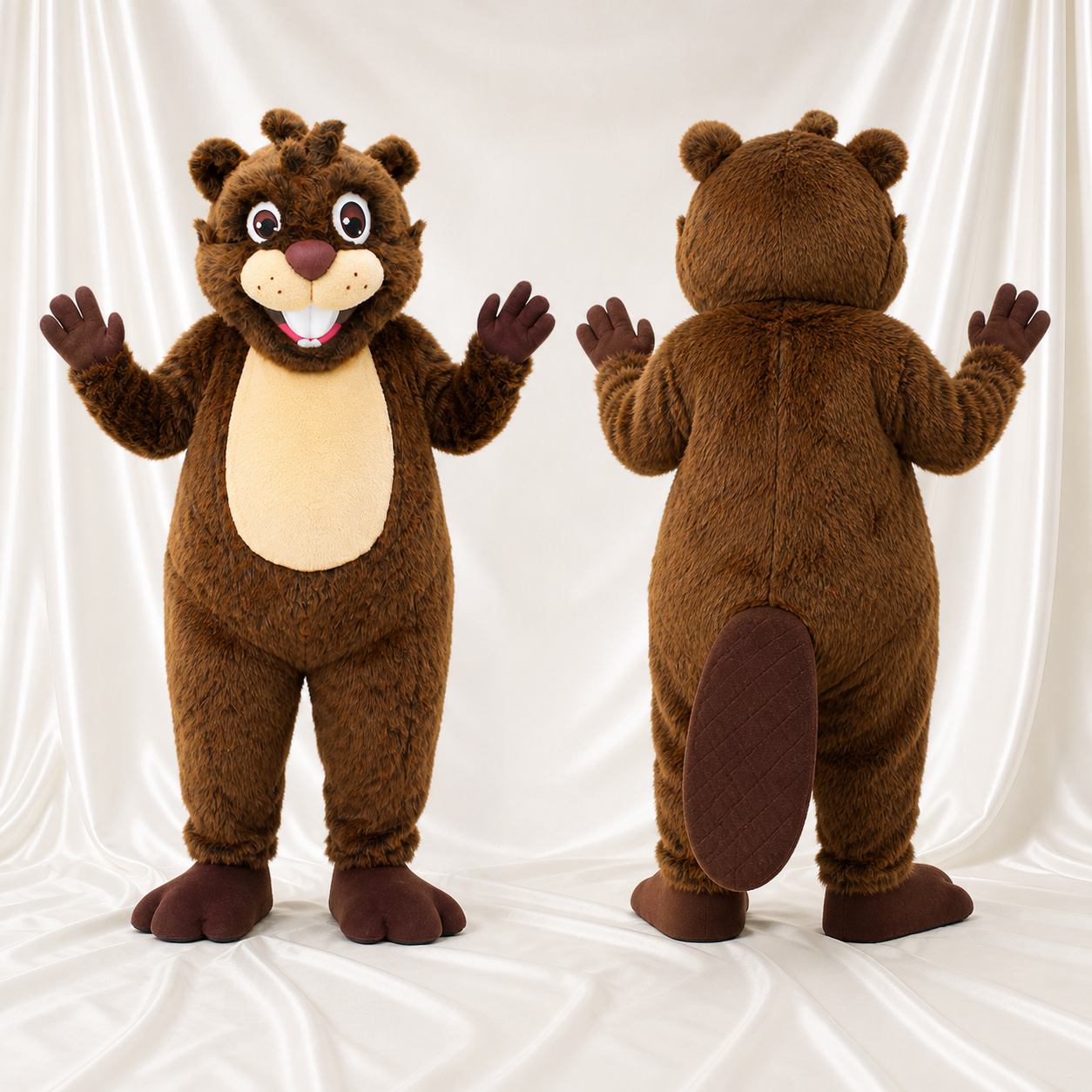 Beaver Mascot Costume Full Body for Adults School Events Beaver Mascot Costume Full Body for Adults School Events