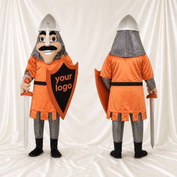 Chevalier Médiéval Costume de mascotte intégral pour adultes Musées