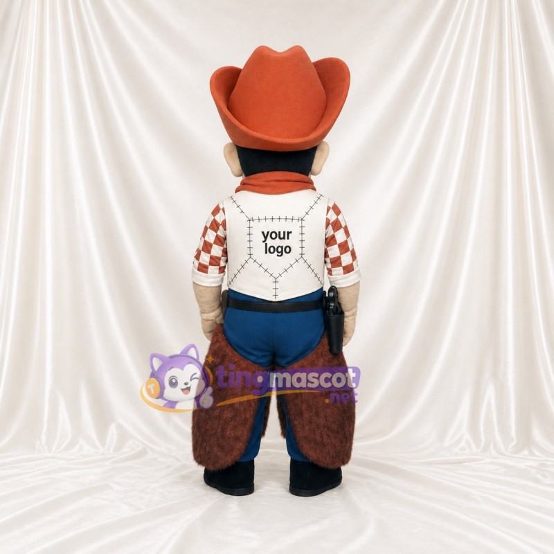 Cowboy Costume de mascotte intégral pour adultes Événements gastronomiques