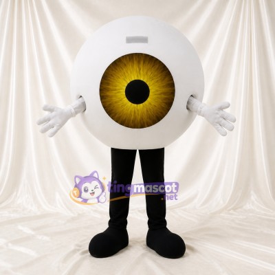 Spherical Eye Eyeball Mascot Costume Full Body for Adults Health Events