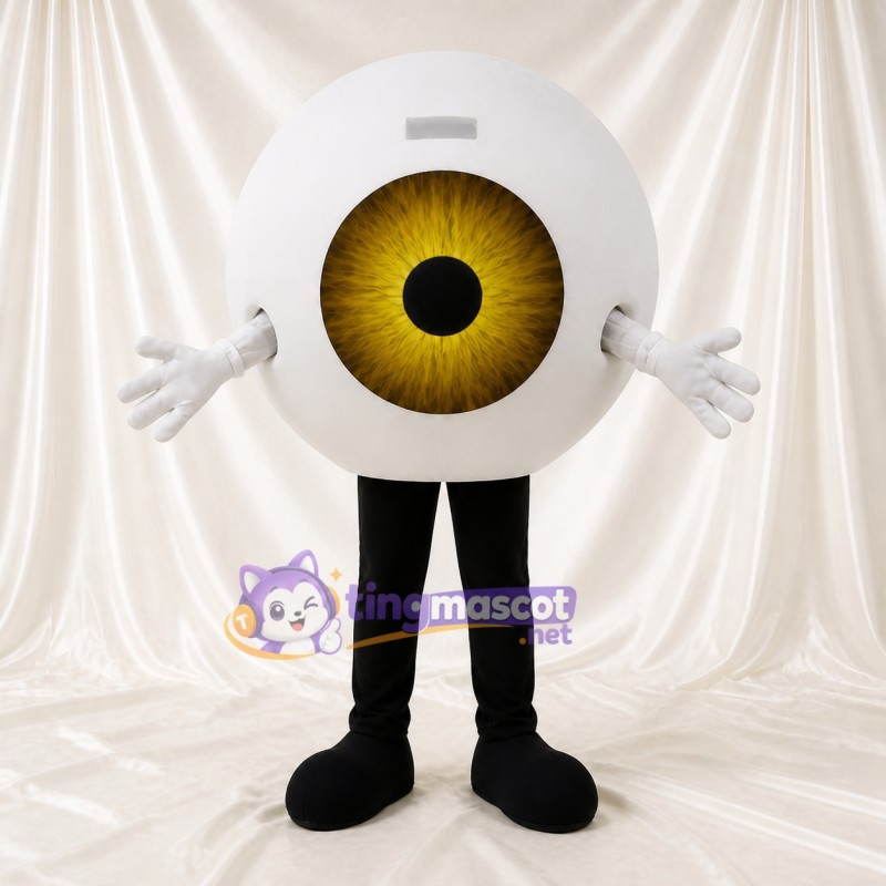 Spherical Eye Eyeball Mascot Costume Full Body for Adults Health Events