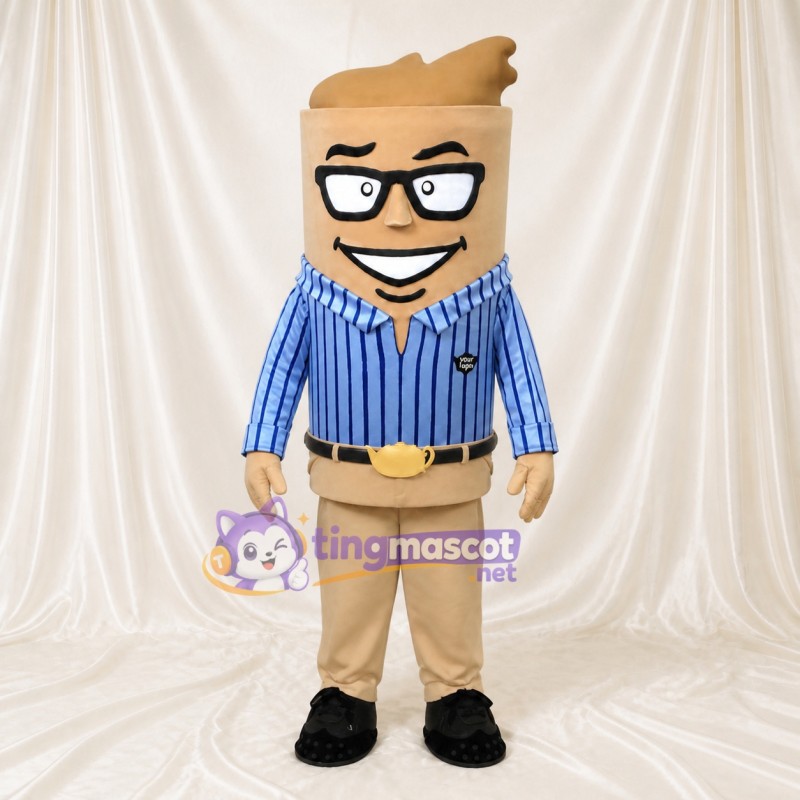 Office Worker Mascot Costume Full Body for Adults Trade Shows