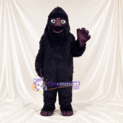 Gorille Long et Ébouriffé Costume de mascotte intégral pour adultes Événements sportifs