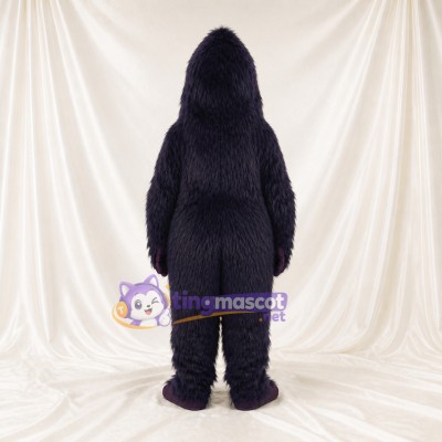 Gorille Long et Ébouriffé Costume de mascotte intégral pour adultes Événements sportifs
