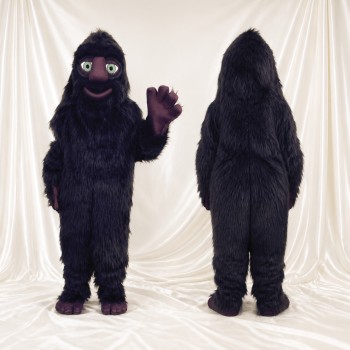 Gorille Long et Ébouriffé Costume de mascotte intégral pour adultes Événements sportifs