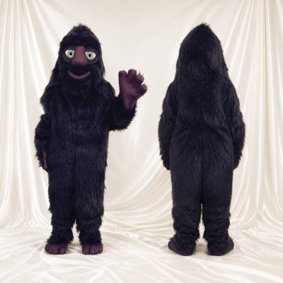 Gorille Long et Ébouriffé Costume de mascotte intégral pour adultes Événements sportifs