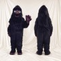 Gorille Long et Ébouriffé Costume de mascotte intégral pour adultes Événements sportifs