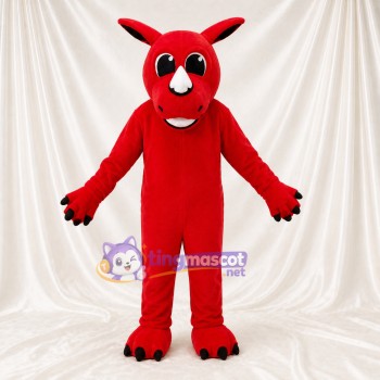 Bold Horned Rhino Mascot Costume Full Body for Adults Sports Events