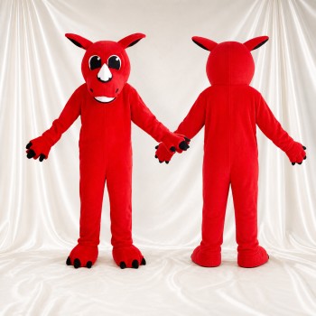 Bold Horned Rhino Mascot Costume Full Body for Adults Sports Events