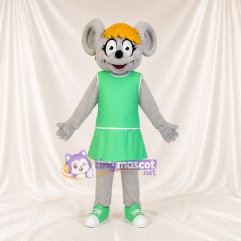 Mouse Girl Mascot Costume Full Body for Adults School Events