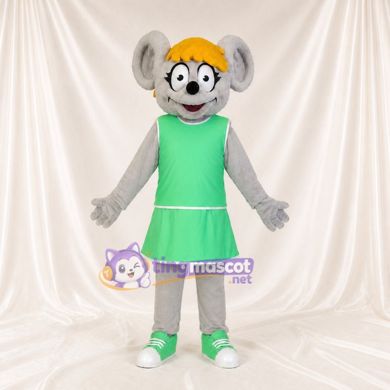 Mouse Girl Mascot Costume Full Body for Adults School Events