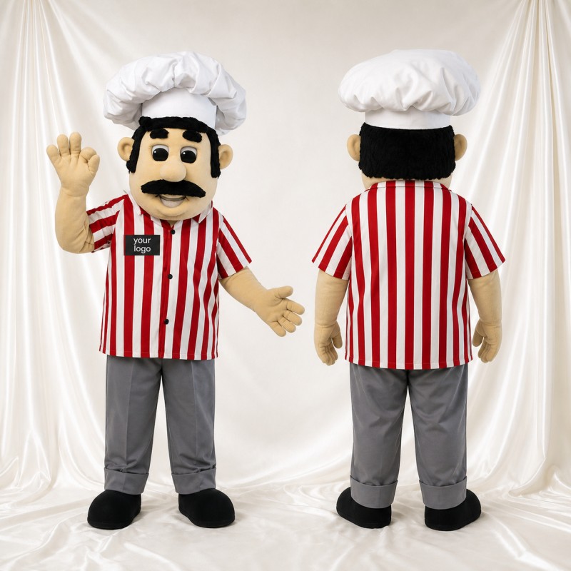 Chef Mascot Costume Full Body for Adults Food Events