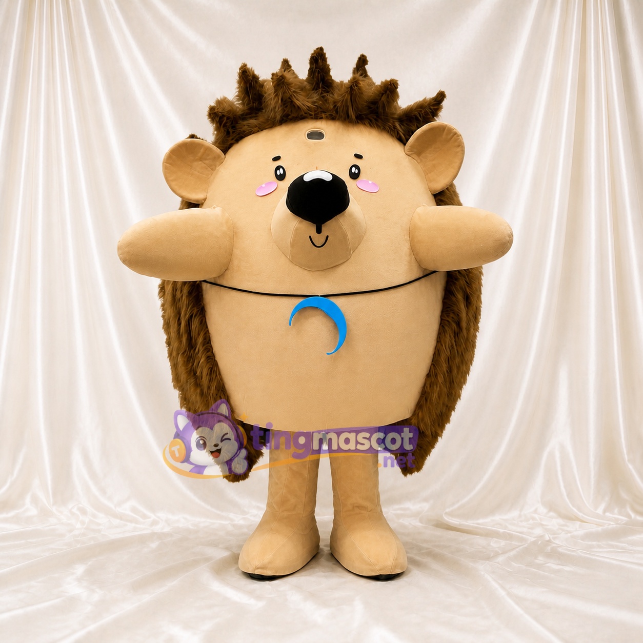 Hérisson à épines en couches Costume de mascotte intégral pour adultes Événements scolaires Hérisson à épines en couches Costume de mascotte intégral pour adultes Événements scolaires