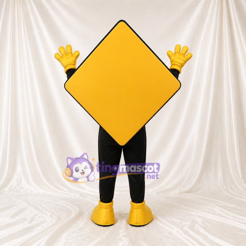 Road Sign Mascot Costume Full Body for Adults Events