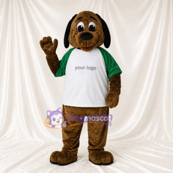 Chien à Longues Oreilles Costume de mascotte intégral pour adultes Événements scolaires