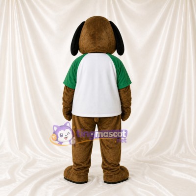 Long Ear Dog Mascot Costume Full Body for Adults School Events
