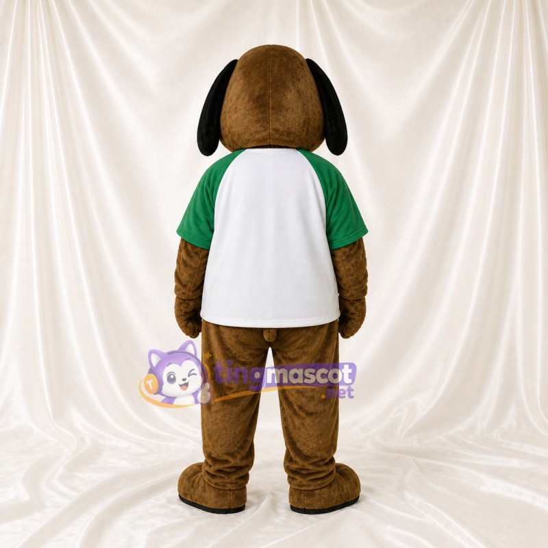 Long Ear Dog Mascot Costume Full Body for Adults School Events