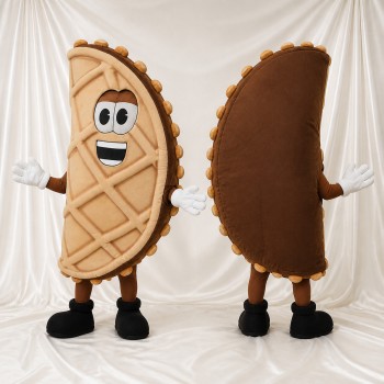 Tarte en Treillis Costume de mascotte intégral pour adultes Événements gastronomiques