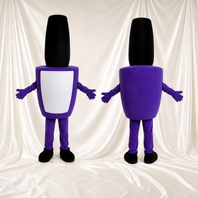 Nail Polish Bottle Mascot Costume Full Body for Adults Promotions