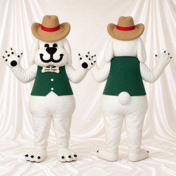 Chien Cowboy Costume de mascotte intégral pour adultes Promotions