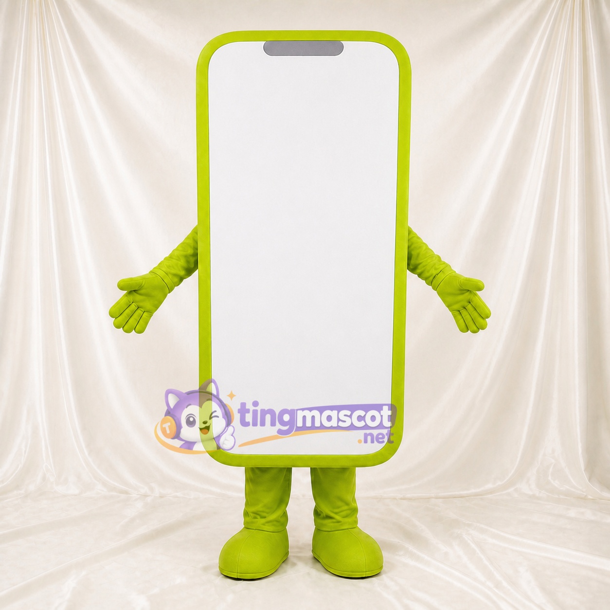 Smartphone Costume de mascotte intégral pour adultes Événements technologiques Smartphone Costume de mascotte intégral pour adultes Événements technologiques