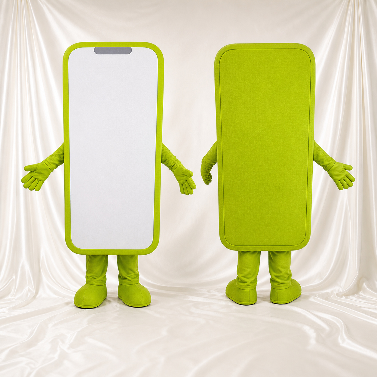 Smartphone Costume de mascotte intégral pour adultes Événements technologiques Smartphone Costume de mascotte intégral pour adultes Événements technologiques